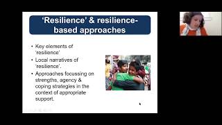 Shared Learning Panel 3 - Resilience from Research to Practice
