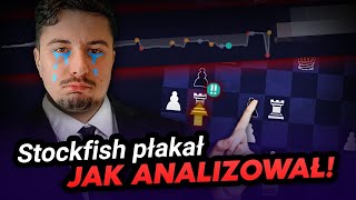 Stockfish PŁAKAŁ jak analizował tę partię ;)