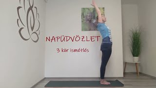 3 kör Napüdvözlet (Surya Namaskar)