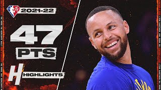 Stephen Curry Scores 47 Points on His BIRTHDAY - Full Highlights vs Wizards 🔥