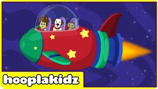 HooplaKidz Kids Song  | Zoom, We're Going to the Moon