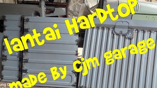 cara cepat membuat lantai hardtop