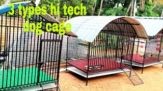 Customised Modern Dog Cages @ affordable prices | Slotted plastic flooring| Seperate Feeder Window