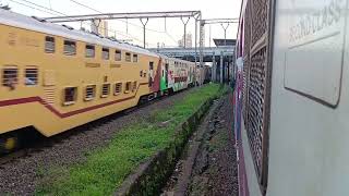 BL WAP-4E HAULT WITH 09023 VALSAD EXPRESS SPECIAL FROM MUMBAI CENTRAL TO VALSAD.