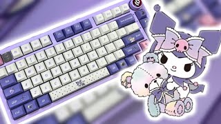 BUILDING A KUROMI THEMED KEYBOARD | @whatgeekfans