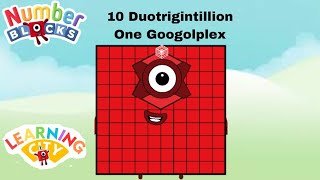 NUMBERBLOCKS INFINITY BIG NUMBERS COUNTING 10 TO ONE GOOGOLPLEX #learntocount @learningcity786