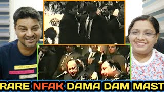 Rare | Dama Dam Mast Kalandar Reaction | Ustaad Nusrat Fateh Ali Khan, Imran Khan, Amitabh Bachchan