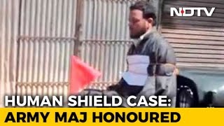 Officer Who Tied Protester To Jeep As 'Human Shield' In Kashmir Honoured By Army