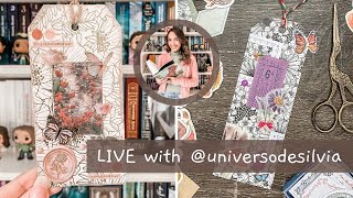 Washi Tape Bookmark Workshop with @universodesilvia || IG LIVE