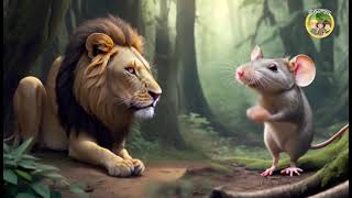 The story of the lion and the funny mouse