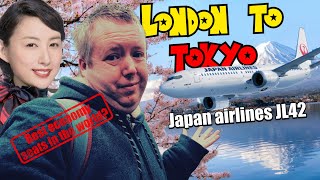 Japan Airlines 🇯🇵 JL42 ✈️ London to Tokyo Best economy class in the world? 🇯🇵Japan vlog 787-8