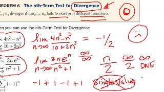 Nth Term Test for Divergence