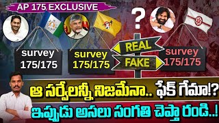 AP Political Survey: ఆ సర్వెలన్ని నిజమేనా..!? | ఇప్పుడు అసలు నిజాలు చెప్తా రండి..! | AP 175 Channel