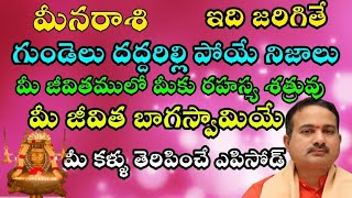 మీనరాశి ఇది జరిగితే గుండెలుదద్దరిల్లిపోయే నిజాలు మీ జీవితములో మీకు రహస్య శత్రువు