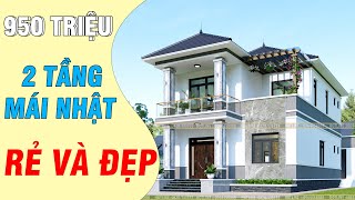 CHỈ 950 TRIỆU CHO MẪU NHÀ MÁI NHẬT 2 TẦNG SIÊU ĐẸP Ở HẢI DƯƠNG - MH00117