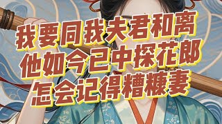 【一口气看完】我要同我夫君和离。 他如今已中探花郎，怎会记得糟糠妻。