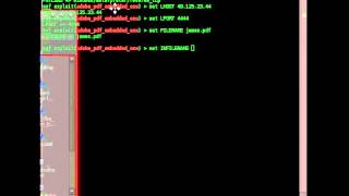 Metasploit: Embedding a payload into .PDF file