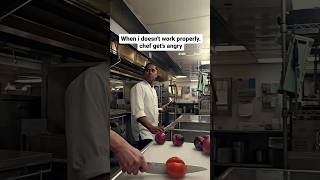 Chef gets angry 😠#shorts #angry #kitchen #chef #cheflife #trending  #funny #youtube  #enjoy