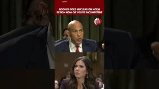 Senator Booker DESTROYS Kristi Noem — "You Are INCOMPETENT — STEP DOWN NOW!