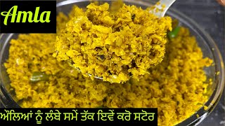 ਹੁਣ ਔਲਿਆਂ ਨੂੰ ਇਸ ਤਰ੍ਹਾਂ ਸਟੋਰ ਕਰੋ।सालों-साल ख़राब नहीं होगा आँवला अगर इस तरह स्टोर करेंगे।Gooseberry