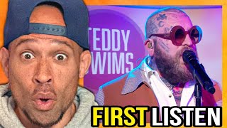 Rapper FIRST time REACTION to Teddy Swims - Lose Control LIVE! This is BONKERS!