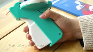 How to use MOTEX E 202 Embossing label maker