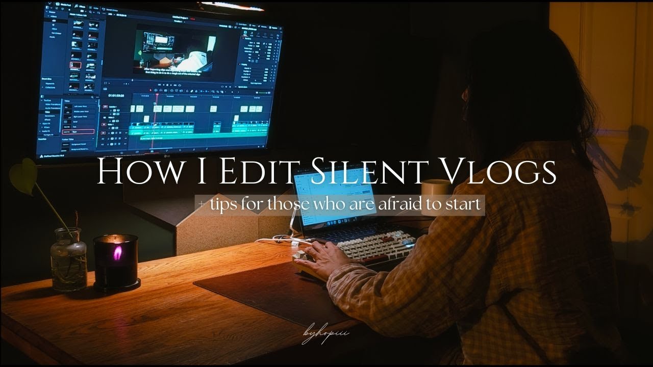 How To Edit Silent Vlogs Using Davinci Resolve Youtube