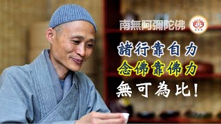 諸行靠自力，念佛靠佛力，無可為比！｜淨宗法師開示