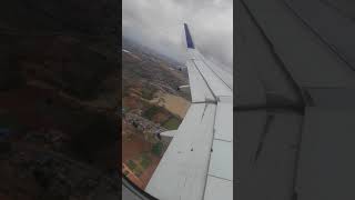 Bangalore City view from Aeroplane window seat | First time travelled to Hyderabad - July 7, 2021