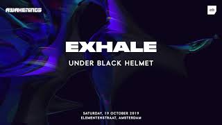 Under Black Helmet at EXHALE x Awakenings ADE 2019