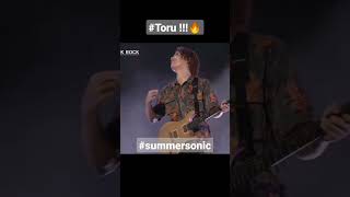 Toru... 🎸ONE OK ROCK  SUMMER SONIC 2022 #oneokrock #taka #summersonic2022 #tokyo#osaka