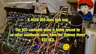 X-4046 VCO Hardsync test