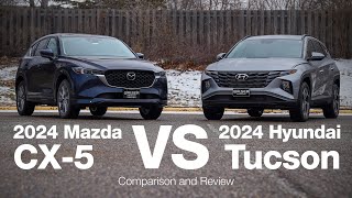 2024 Mazda CX-5 vs 2024 Hyundai Tucson | Comparison and Review