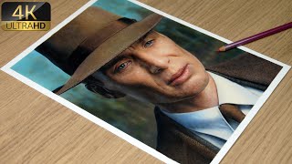 Colored Pencil Drawing Oppenheimer-Cillian Murphy