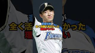 斎藤佑樹が全く活躍できなかった理由がヤバい...