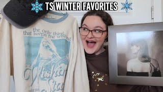 MY WINTER TAYLOR SWIFT MERCH FAVORITES