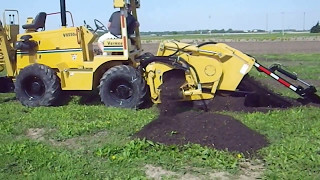 2004 VERMEER 8550A TRENCHER, CONVEYOR, \u0026 BACKHOE.