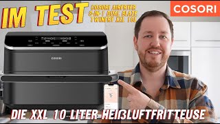 Cosori: Heißluftfritteuse 8-in-1 Dual Blaze TwinFry XXL 10L im Test