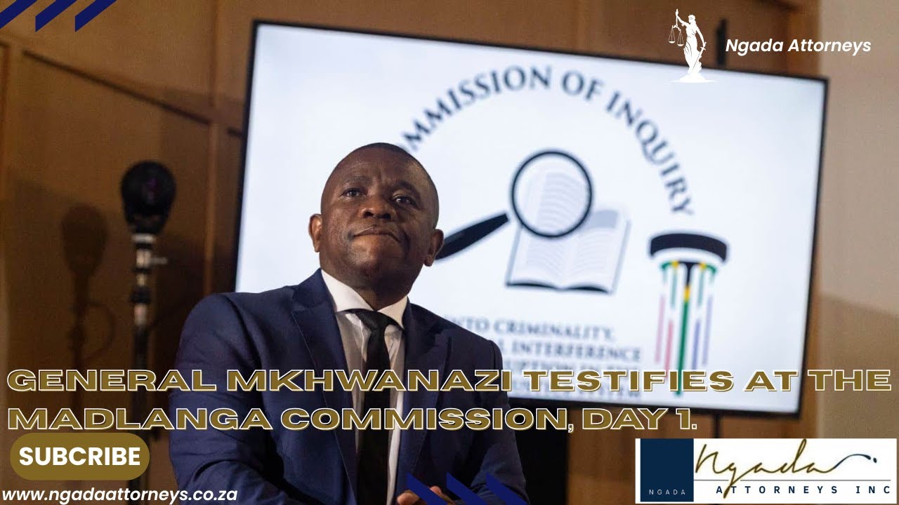 General Mkhwanazi Testifies At The Madlanga Commission Day 1 Youtube