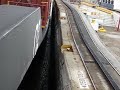 onboard a panamax ship transiting the panama canal