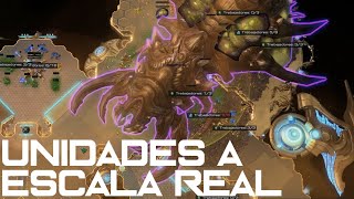 UNIDADES DE STARCRAFT A TAMAÑO REAL!!