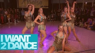 Salsa Deutsche Meisterschaft 2016 - 4. Platz Ladies Gruppen - Tumbaolindas (TANZ ES)