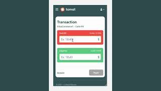 Comment effectuer une transaction sur Tomat en tant que marchand