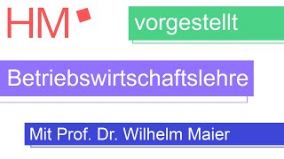 Vorgestellt: Betriebswirtschaftslehre