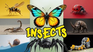 Learn Insects Names \u0026 Sounds | Fun Educational Video for Kids, Toddlers