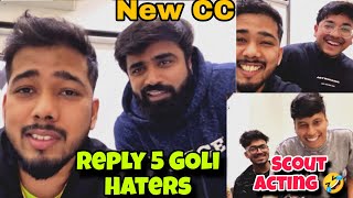 Scout Ghatak Live Together Reply 5 Goli Spam 😡 New CC 🔥 Sensei Acting