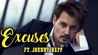 Excuses Ft. Johnny Depp 😈 song by AP Dhillon 🔥 #shorts #johnnydepp #excuses #captainjacksparrow