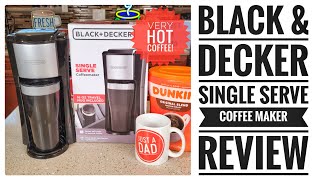 Review Black & Decker Single Serve Coffee Maker Machine CM618    I LOVE IT!