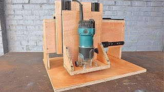 Great milling machine table idea for you/ Homemade compact sliding lift milling machine table