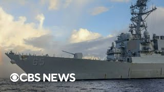 "Unprecedented" number of Russian, Chinese warships spotted near Alaska; U.S. sends destroyers